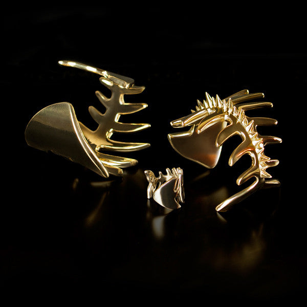 Fish Bone Ring - Brash Cat